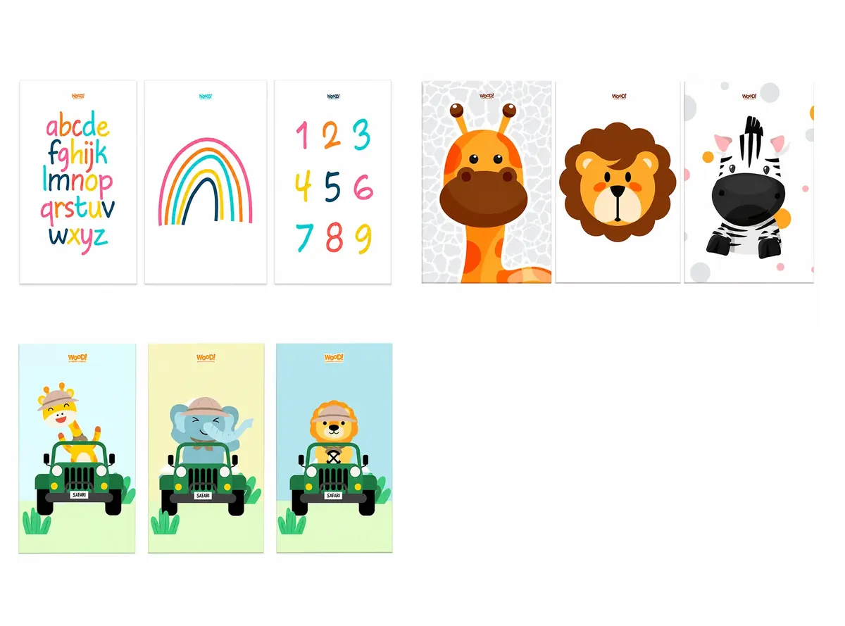 Kit de Quadros Infantil
