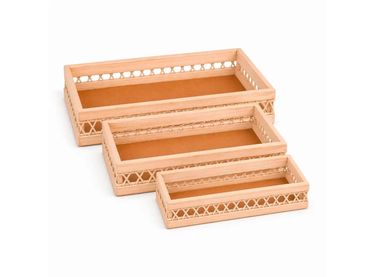 Bandeja de Madeira Sisal