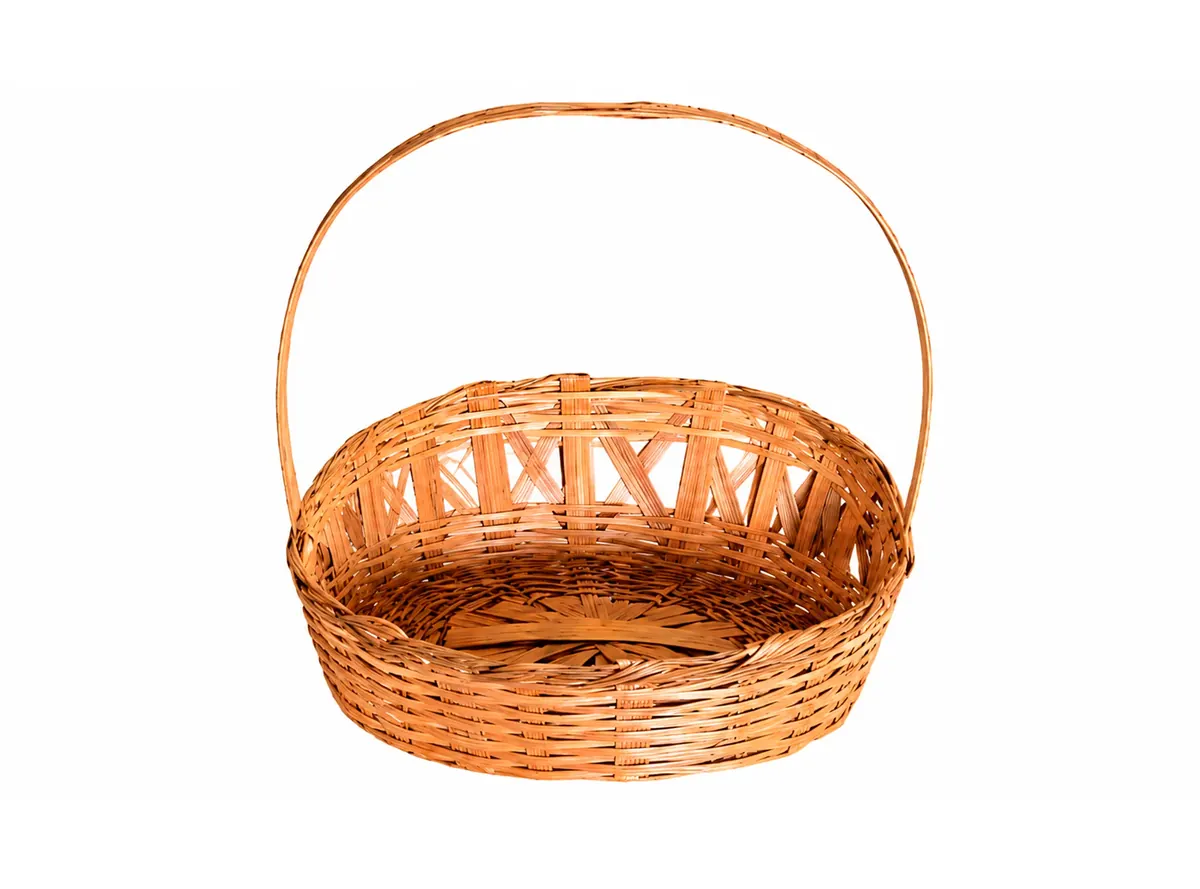 Cesta Rebaixada de Bambu