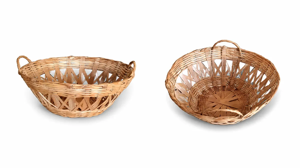 Cesta Crivo de Bambu