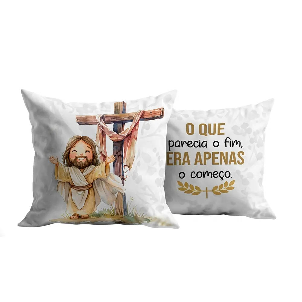 Almofada "O que parecia o fim, Era apenas o começo."