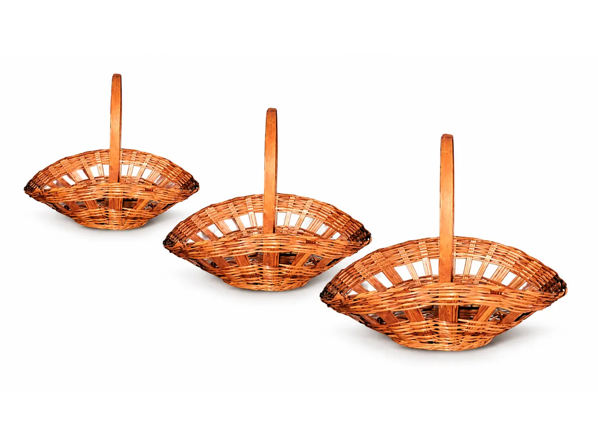 Cesta Floral de Bambu