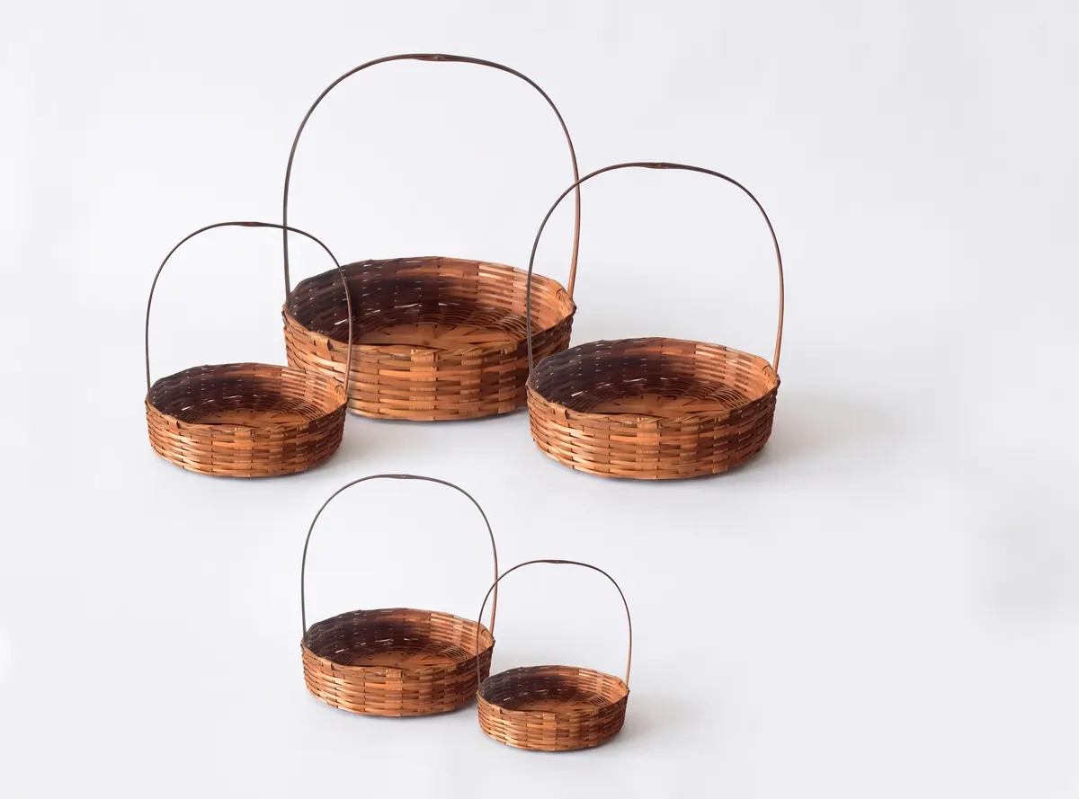 Cesta Oval de Bambu