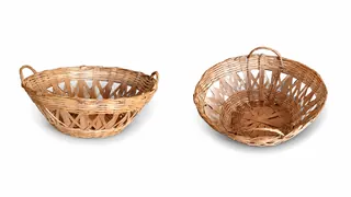 Cesta Crivo de Bambu