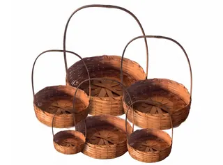 Cesta Fraldeira de Bambu