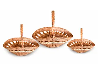 Cesta Floral com Corda Bambu