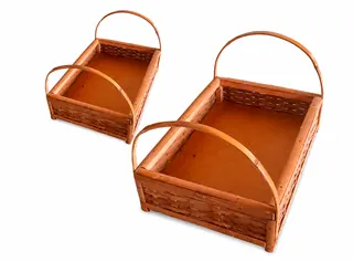 Cesta Café da Manha de Bambu