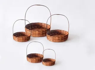 Cesta Oval de Bambu