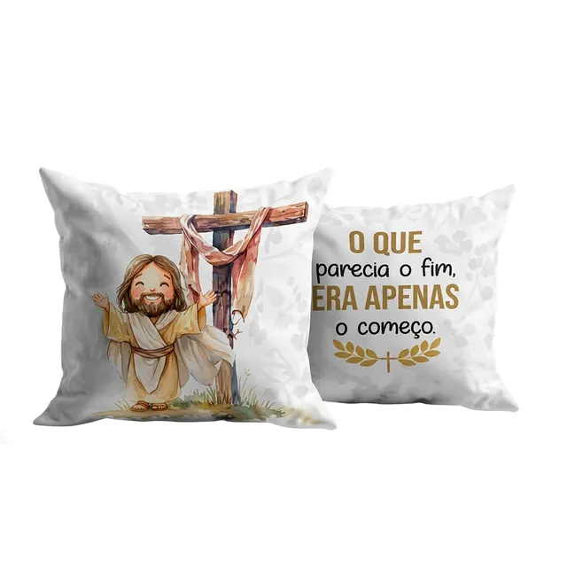 Almofada "O que parecia o fim, Era apenas o começo."