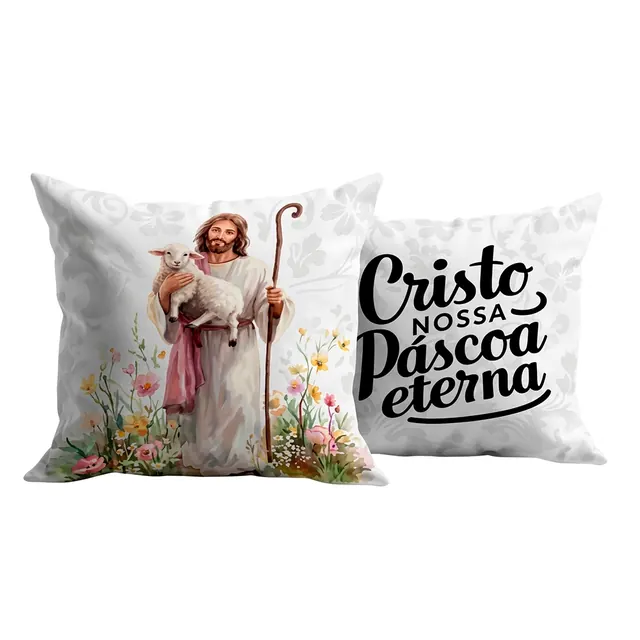 Almofada "Cristo nossa Páscoa Eterna"