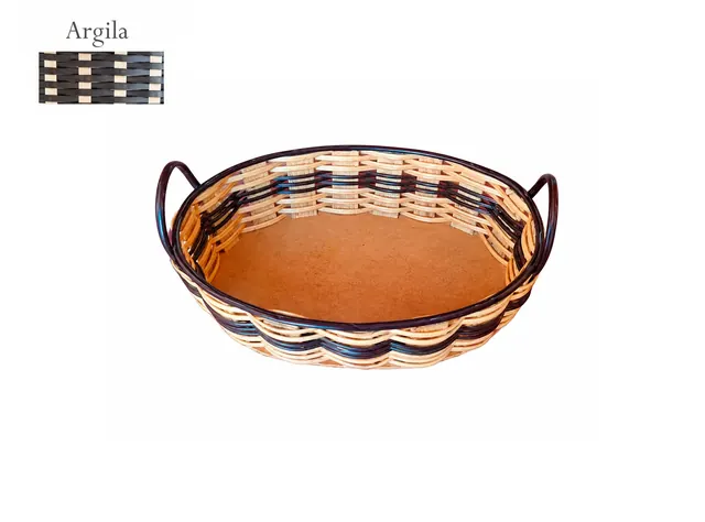 Bandeja de Mesa Oval de Sintético