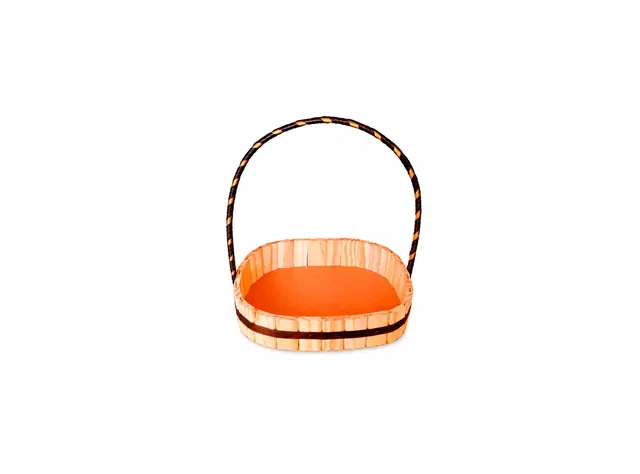 Cesta Oval de Madeira