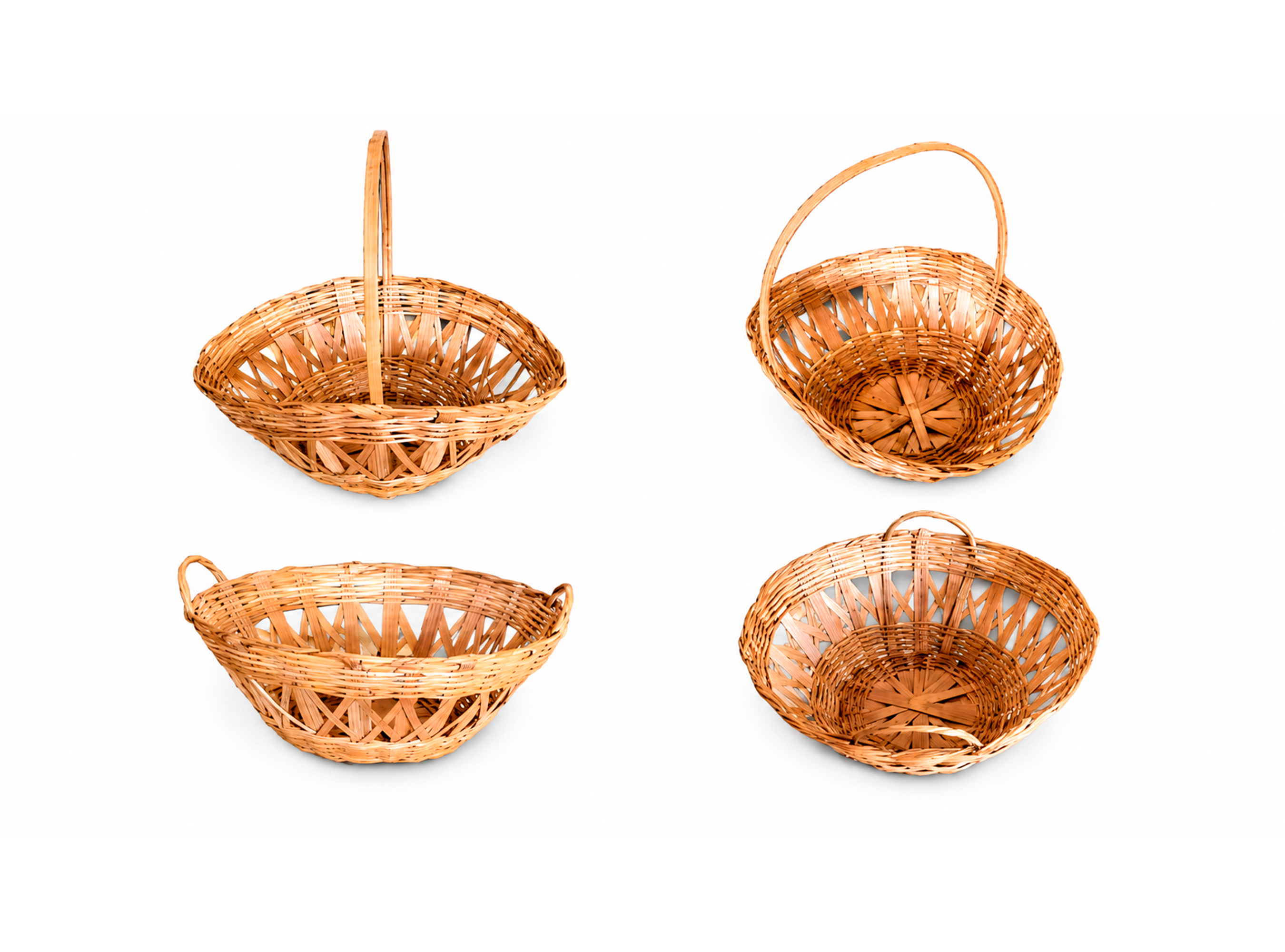Cesta Crivo de Bambu